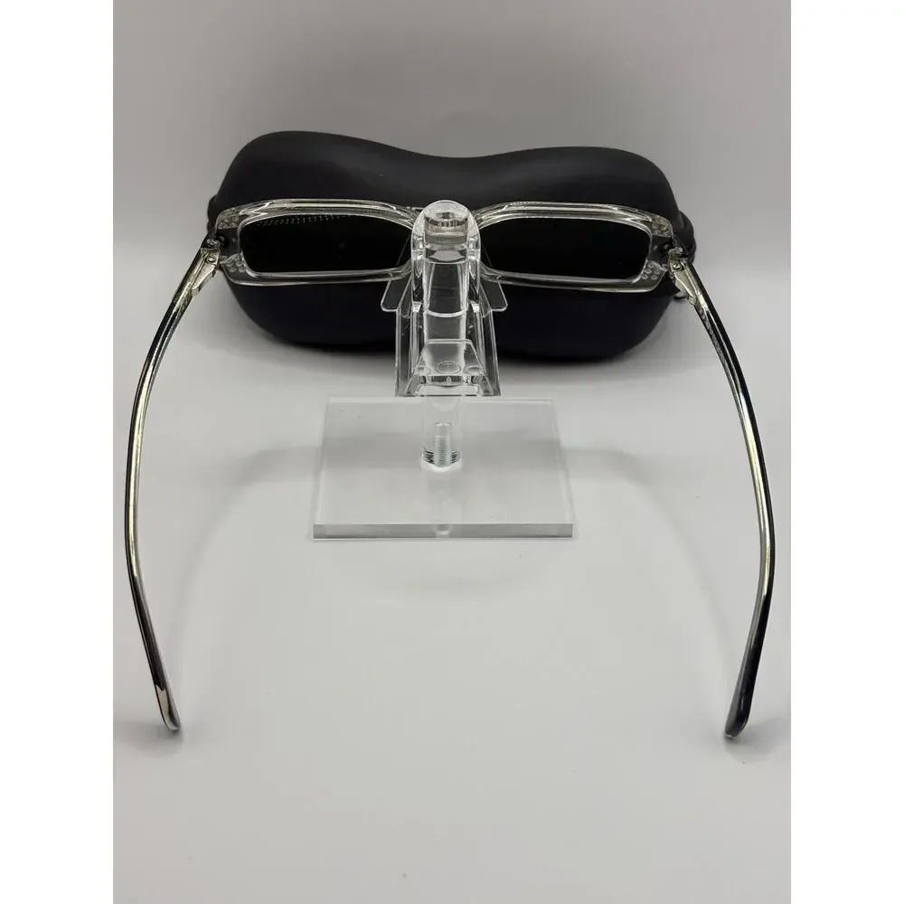 Vogue VO327 49-16 Black Silver Sunglasses w/ Case